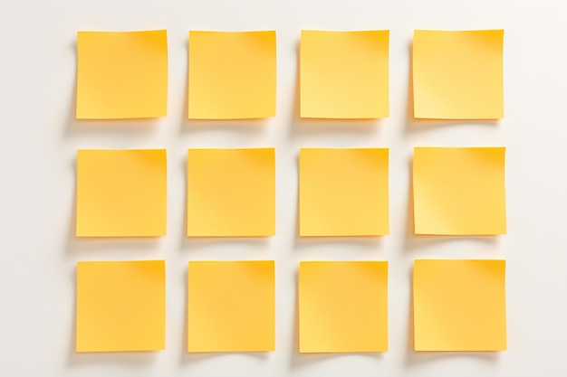 colorful sticky notes organized creativity