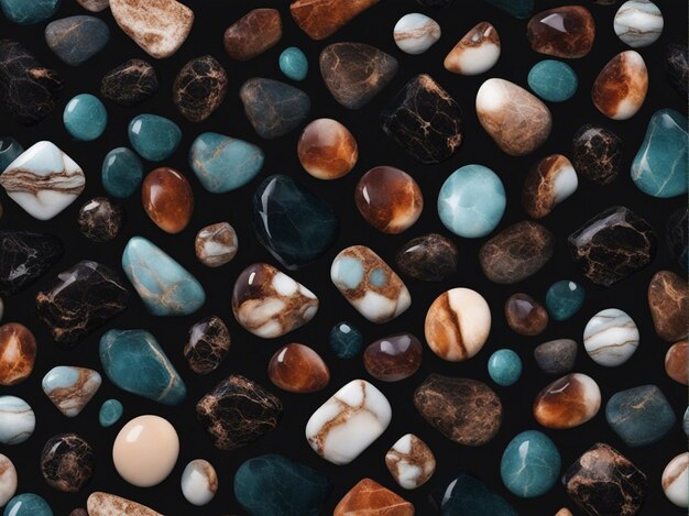 Colorful stone background sea stone background pebbles background rock wall background colorful rock