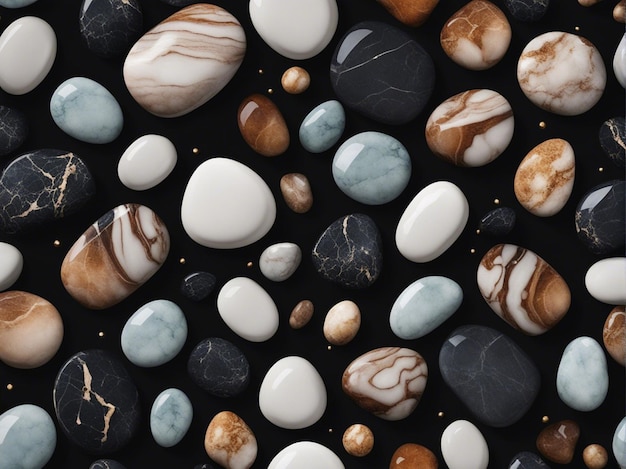 Colorful stone background sea stone background pebbles background rock wall background colorful rock