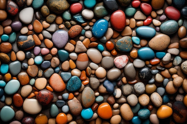 Colorful stone product background