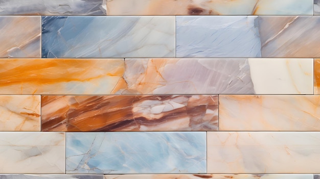 colorful stones tiles ai generated seamless background