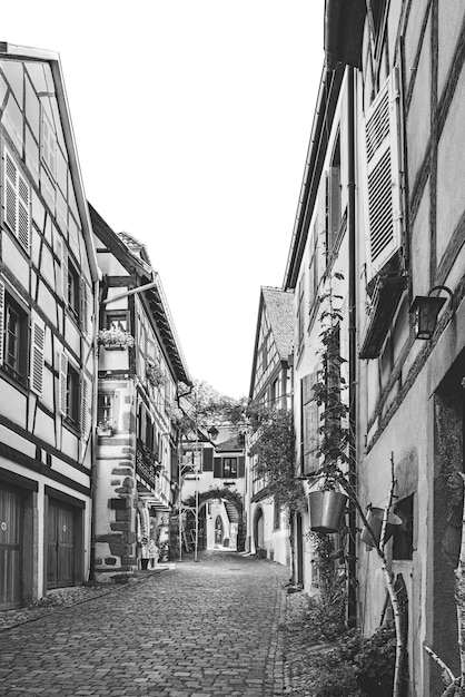 Colorful street in Kaysersberg