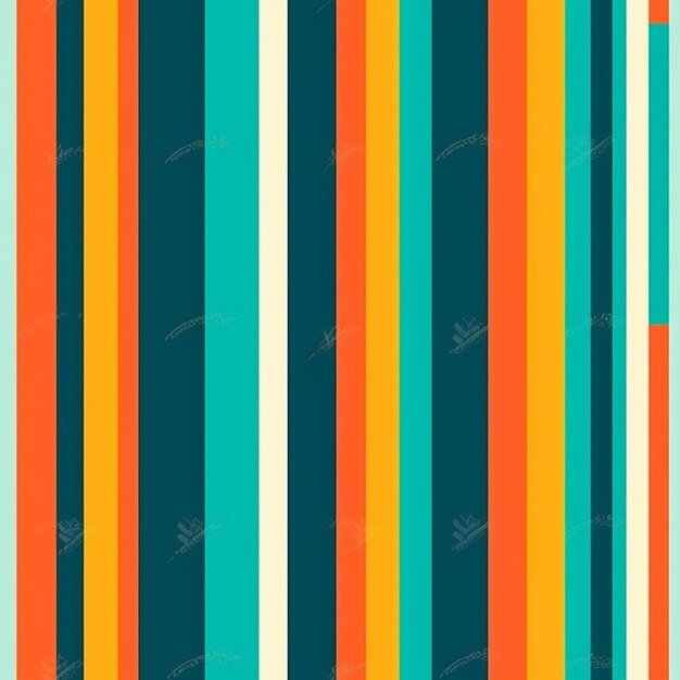 Photo a colorful striped background with a blue generative ai
