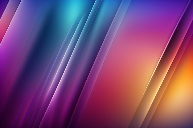 Colorful stylish gradient abstract waving background