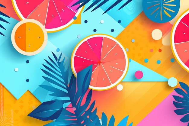 Colorful Summer Abstract