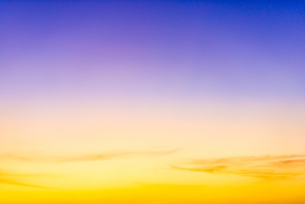 写真 カラフルな夕焼けドラマチックな空