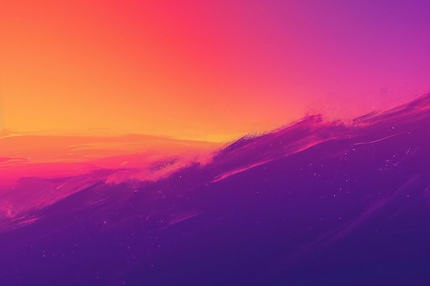 Photo colorful sunset over the sea colorful abstract background for design