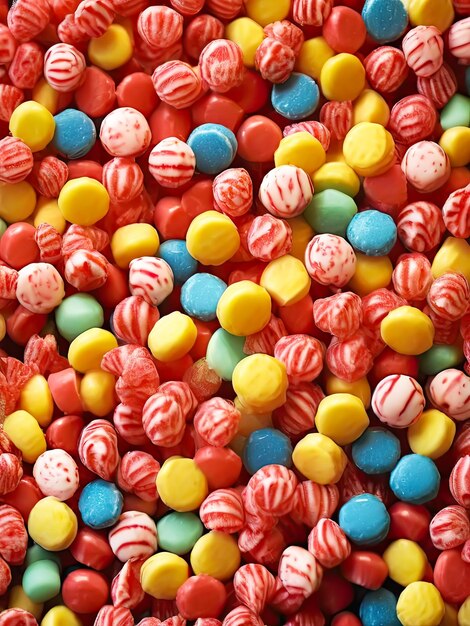 Colorful sweet candy background