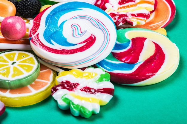 Colorful sweets and candies  