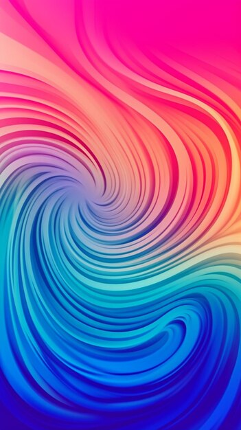 A colorful swirl background with a bright blue and pink color