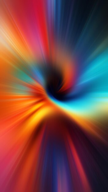 A colorful swirl of light in a colorful background