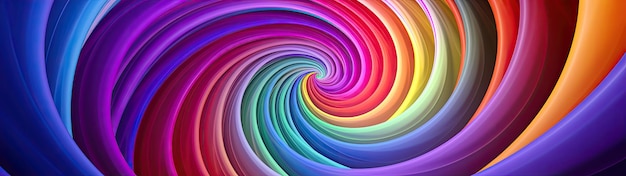 a colorful swirl of spiraling lines