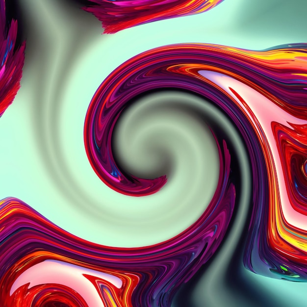 A colorful swirl with a swirl of light and dark colors.