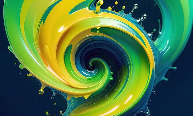 Colorful Swirling Background