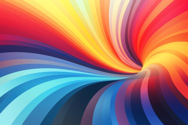 colorful swirls AI generated