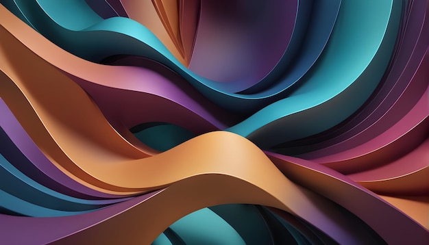 Colorful swirls background