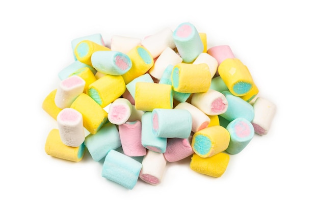 Colorful tasty marshmallow background