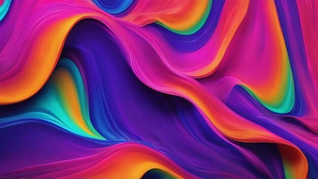 Colorful texture background neon colors background with texture 3d liquid minimal modern background