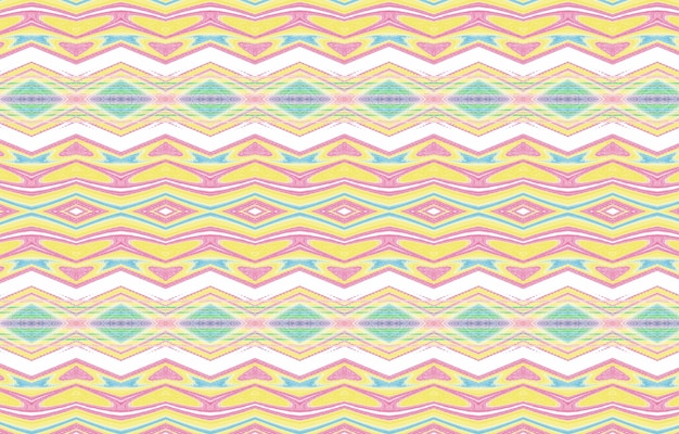 Colorful textured seamless pattern for design and backgroundGeometric ethnic pattern design