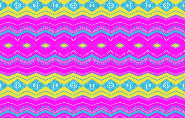 Colorful textured seamless pattern for design and backgroundGeometric ethnic pattern design