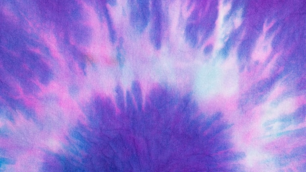 Photo colorful tie-dye fabric texture