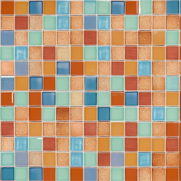 A colorful tile with a square pattern that says'i love you '