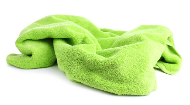 Colorful towel isolated on white