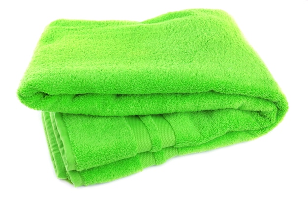 Colorful towel isolated on white