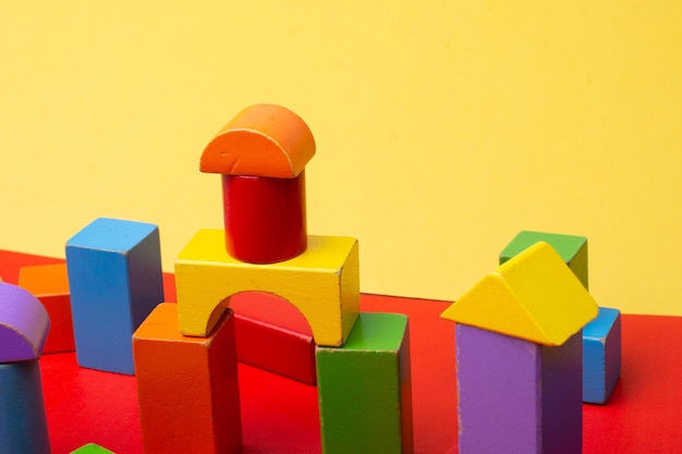 Красочные блоки для игр Обучающие и творческие игрушки