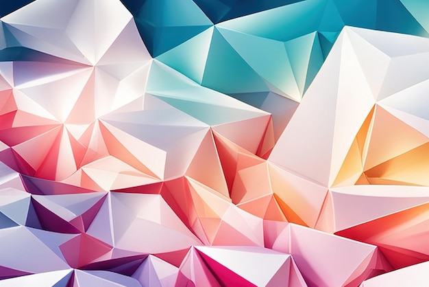 Colorful triangular abstract background Abstract polygonal background