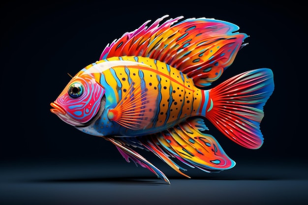 Colorful tropical fish