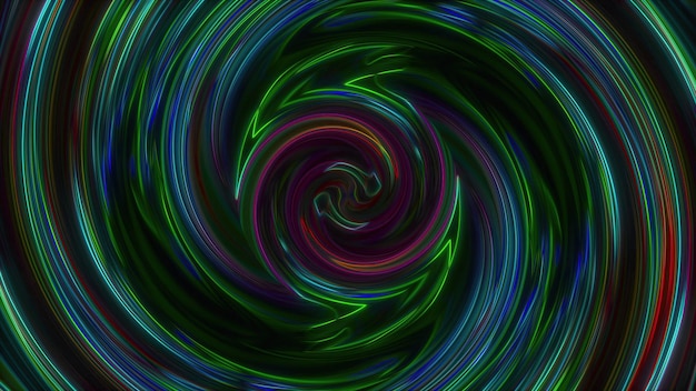 Colorful twirl