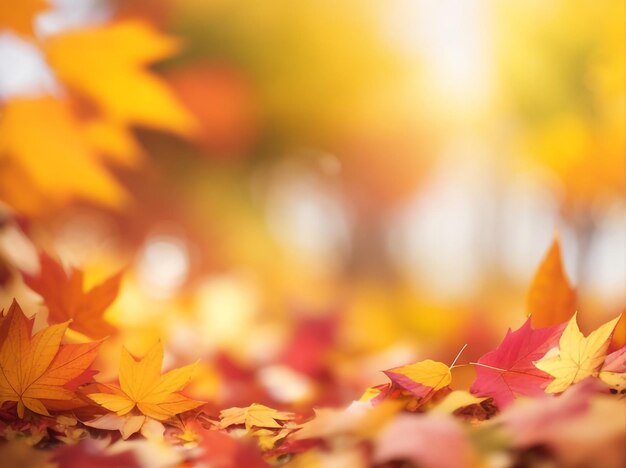 Colorful universal natural autumn background