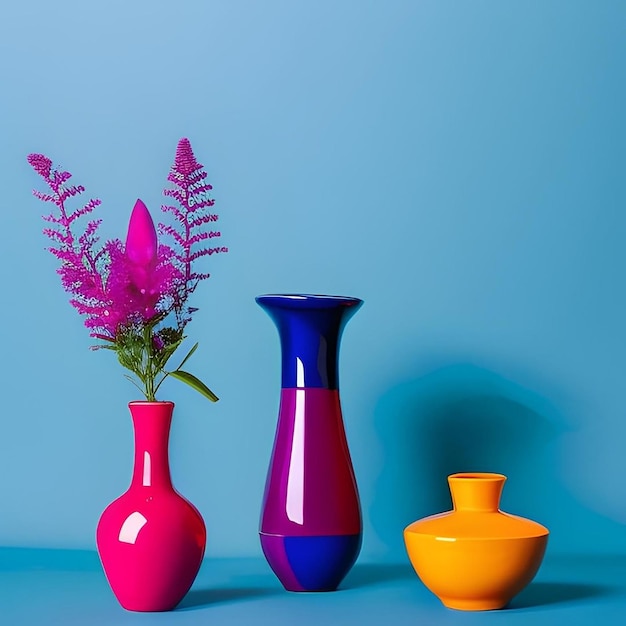 colorful vase bright colors