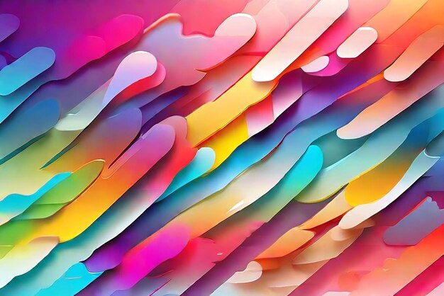 Colorful vector blurred gradient