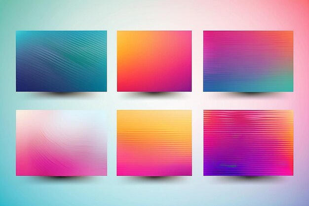 Photo colorful vector blurred gradient