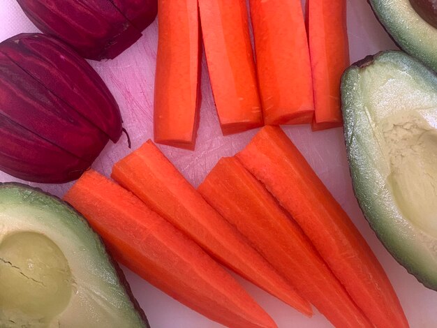 Photo colorful vegetables