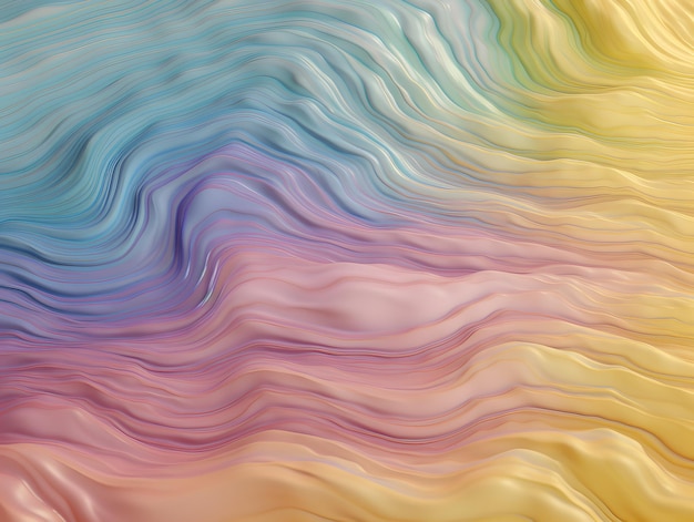 Colorful velvet cream texture background Closeup view