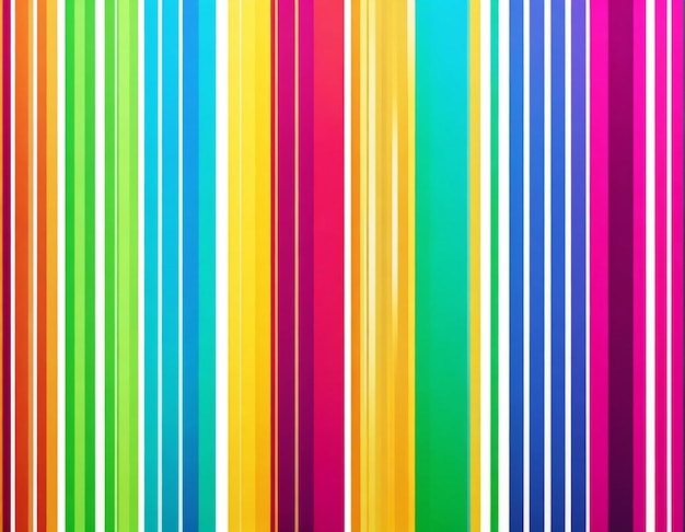 Colorful vertical lines and background neon rays Ai generated