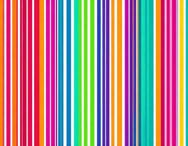 Colorful vertical lines and background neon rays Ai generated