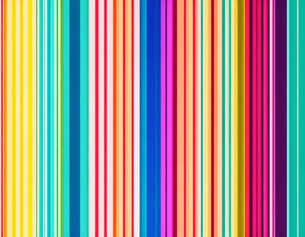 Красочные вертикальные линии и фоновые неоновые лучи, созданные Ai