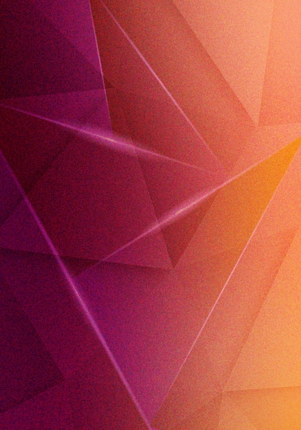 Colorful vibrant grainy gradient in polygonal style