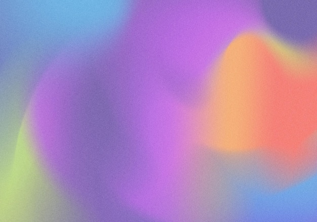 Colorful vibrant grainy gradient texture background