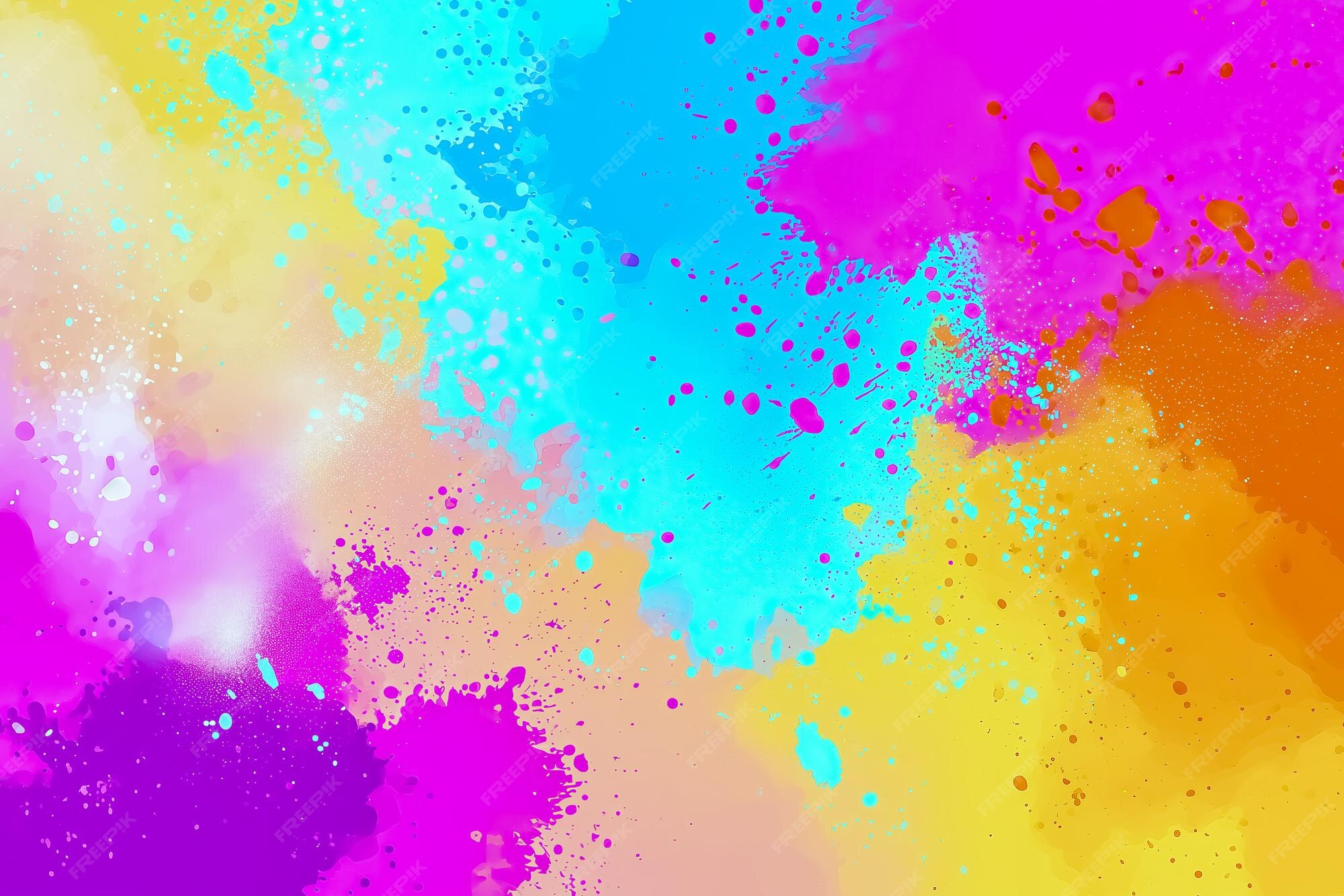 holi splatter