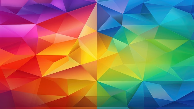 Colorful vibrant rainbow background