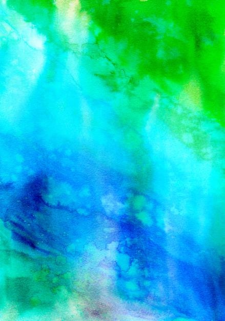 Photo カラフルで活気に満ちた質感の芸術的な背景。紙の水彩画のテクスチャに抽象的な手描き。スクラップブックページのデザインのための装飾的な混沌としたテクスチャ。手作りのオーバーレイの背景