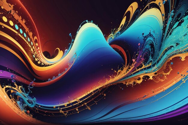 Colorful vibrant wallpaper