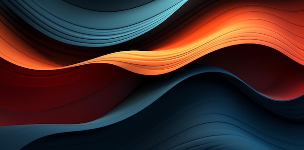 A colorful wallpaper that says orange and blue