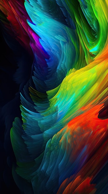 A colorful wallpaper that says'rainbow'on it