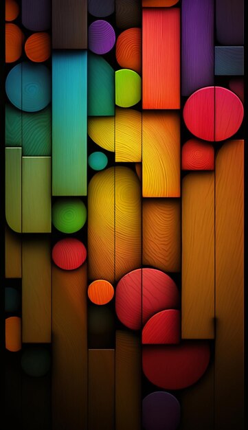 A colorful wallpaper that says'the word art'in the middle